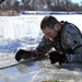 Cold-Weather Operations Course students battle icy conditions in cold-water immersion training at Fort McCoy