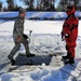 Cold-Weather Operations Course students battle icy conditions in cold-water immersion training at Fort McCoy