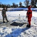 Cold-Weather Operations Course students battle icy conditions in cold-water immersion training at Fort McCoy