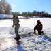 Cold-Weather Operations Course students battle icy conditions in cold-water immersion training at Fort McCoy