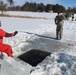 Students take plunge in icy water for Cold-Weather Operations Course 18-02 at Fort McCoy