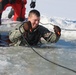 Students take plunge in icy water for Cold-Weather Operations Course 18-02 at Fort McCoy