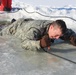 Students take plunge in icy water for Cold-Weather Operations Course 18-02 at Fort McCoy