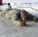 Students take plunge in icy water for Cold-Weather Operations Course 18-02 at Fort McCoy