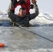 Students take plunge in icy water for Cold-Weather Operations Course 18-02 at Fort McCoy