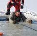 Students take plunge in icy water for Cold-Weather Operations Course 18-02 at Fort McCoy