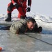 Students take plunge in icy water for Cold-Weather Operations Course 18-02 at Fort McCoy