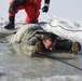 Students take plunge in icy water for Cold-Weather Operations Course 18-02 at Fort McCoy