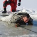 Students take plunge in icy water for Cold-Weather Operations Course 18-02 at Fort McCoy