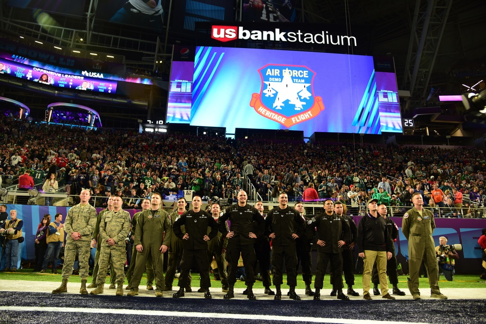 Air Force supports Super Bowl LII