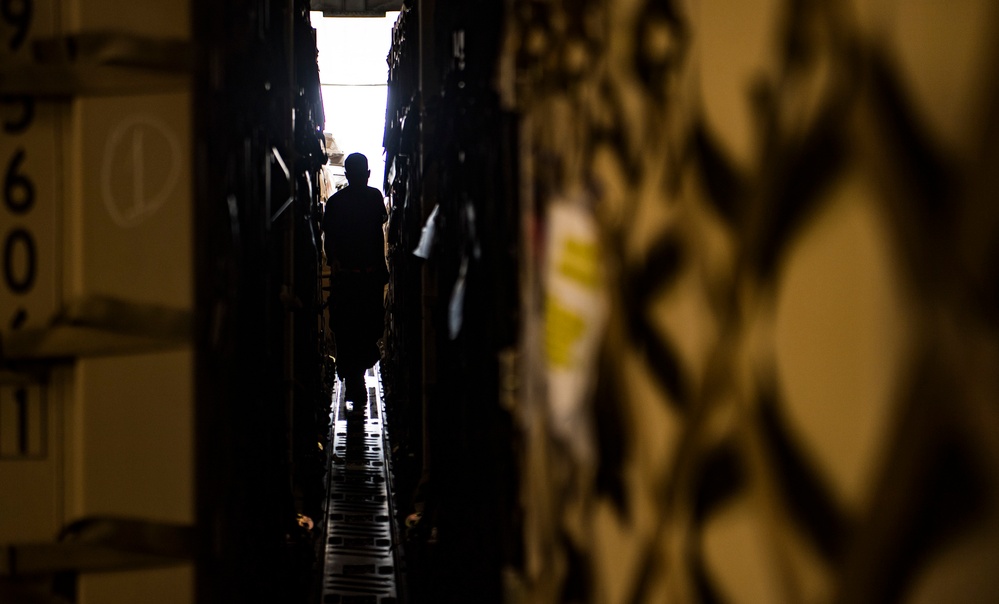 816th EAS Moves Cargo to Afghanistan