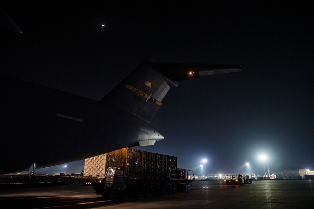 816th EAS Moves Cargo to Afghanistan