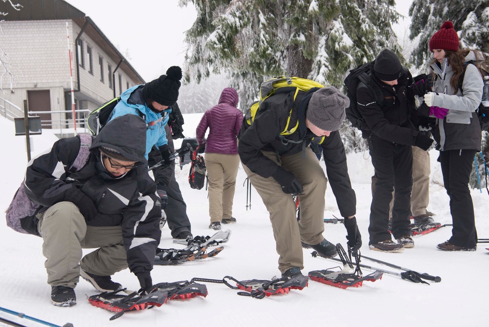 Black Forest, White Snowshoe