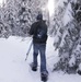 Black Forest, White Snowshoe