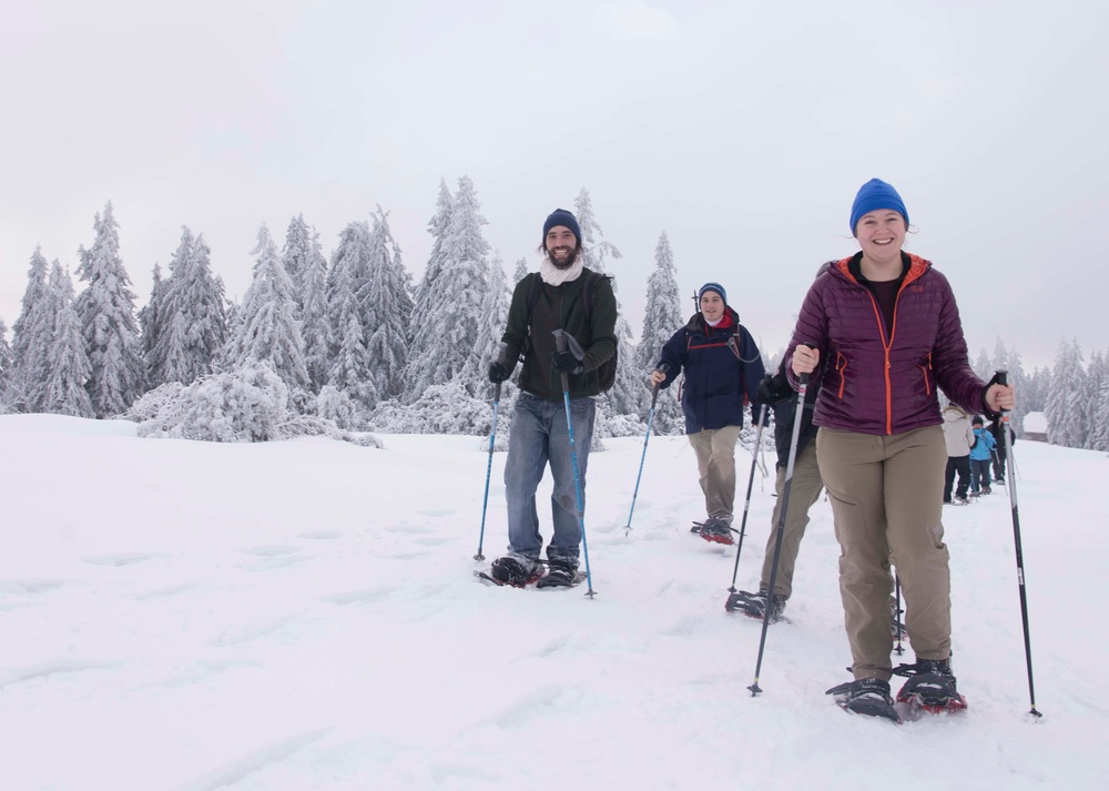 Black Forest, White Snowshoe