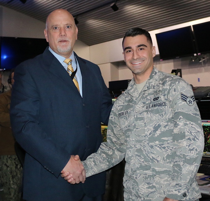 Eberley Coined by Visiting Deputy Assistant Air Force Secretary