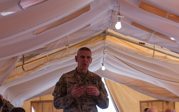 Maj. Gen. Braden visits troops