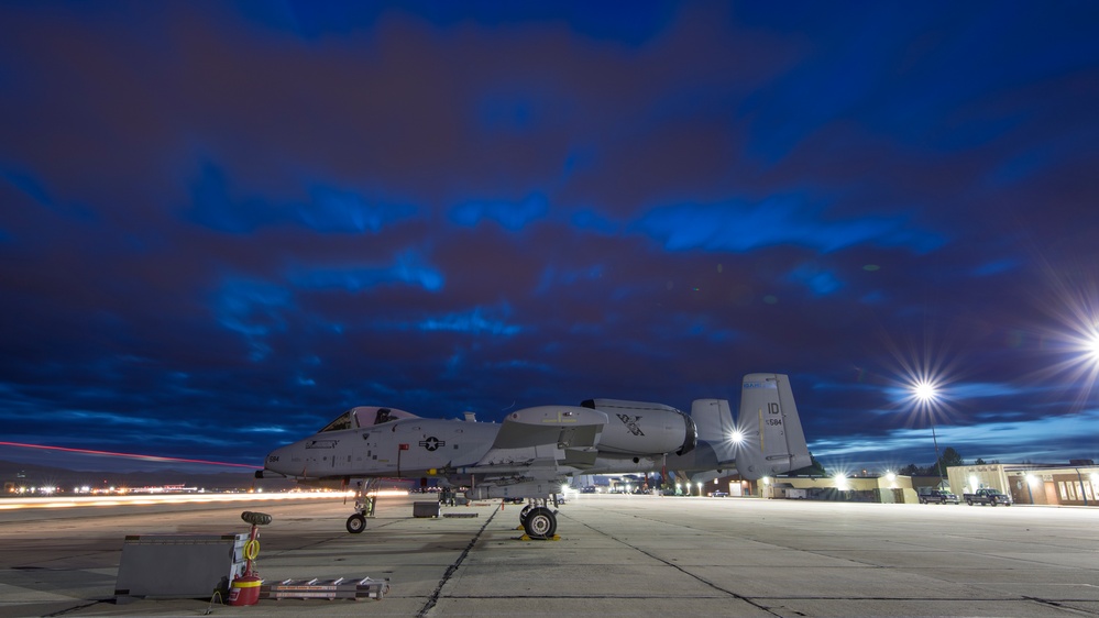 Early morning for A-10s