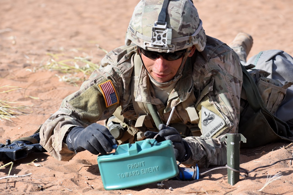 Infantry Soldiers prep for EIB