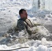 Students take plunge in icy water for Cold-Weather Operations Course 18-02 at Fort McCoy