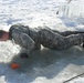 Students take plunge in icy water for Cold-Weather Operations Course 18-02 at Fort McCoy