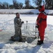 Students take plunge in icy water for Cold-Weather Operations Course 18-02 at Fort McCoy