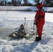 Students take plunge in icy water for Cold-Weather Operations Course 18-02 at Fort McCoy