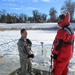 Students take plunge in icy water for Cold-Weather Operations Course 18-02 at Fort McCoy