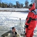 Students take plunge in icy water for Cold-Weather Operations Course 18-02 at Fort McCoy