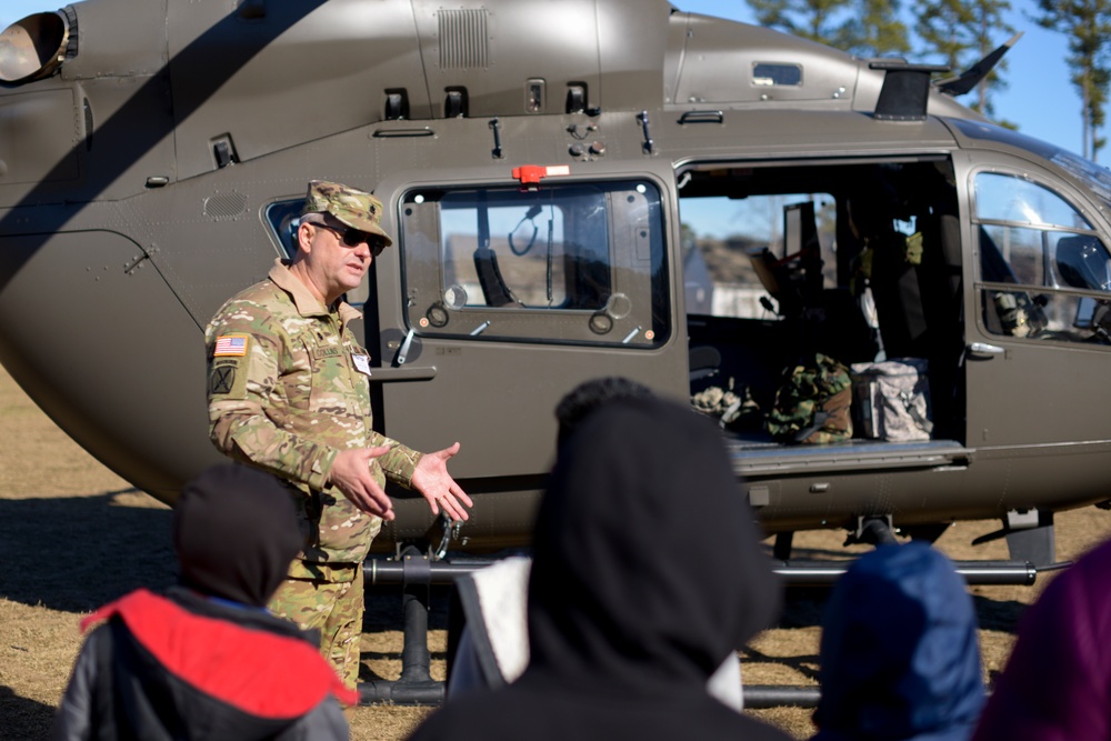 NCNG Aviation Soldiers enhance education at Rogers Lane Elementary School