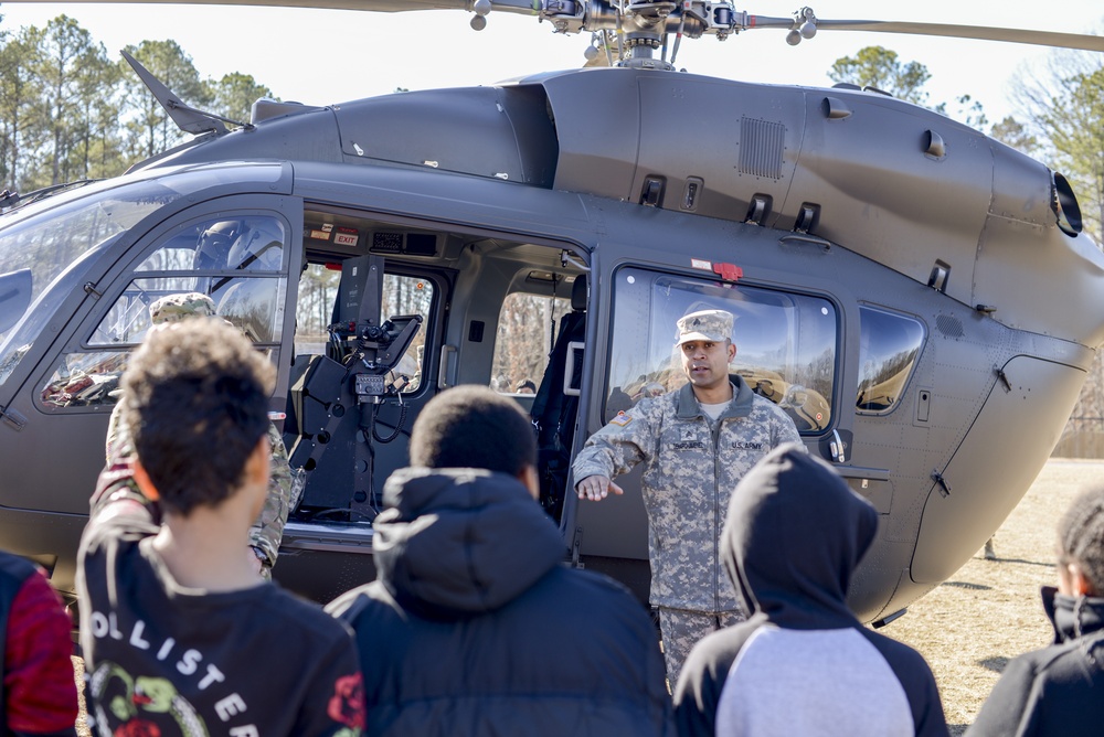 NCNG Aviation Soldiers enhance education at Rogers Lane Elementary School