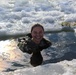 Students take plunge in icy water for Cold-Weather Operations Course 18-02 at Fort McCoy