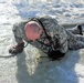 Students take plunge in icy water for Cold-Weather Operations Course 18-02 at Fort McCoy