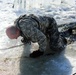 Students take plunge in icy water for Cold-Weather Operations Course 18-02 at Fort McCoy