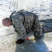 Students take plunge in icy water for Cold-Weather Operations Course 18-02 at Fort McCoy