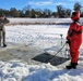 Students take plunge in icy water for Cold-Weather Operations Course 18-02 at Fort McCoy