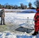 Students take plunge in icy water for Cold-Weather Operations Course 18-02 at Fort McCoy