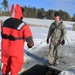 Students take plunge in icy water for Cold-Weather Operations Course 18-02 at Fort McCoy