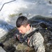 Students take plunge in icy water for Cold-Weather Operations Course 18-02 at Fort McCoy