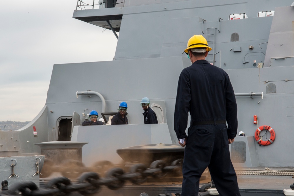 Sailors Conducting RE-7 Tests