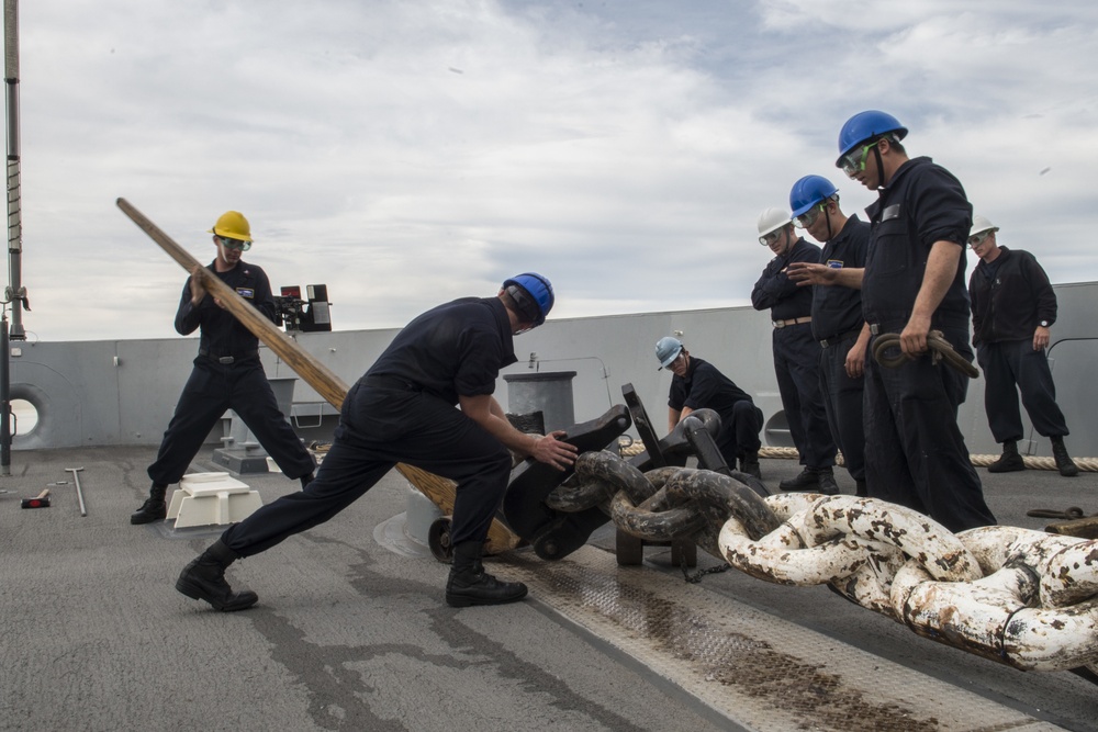 Sailors Conducting RE-7 Tests