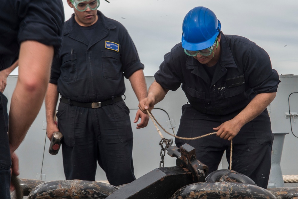 Sailors Conducting RE-7 Tests