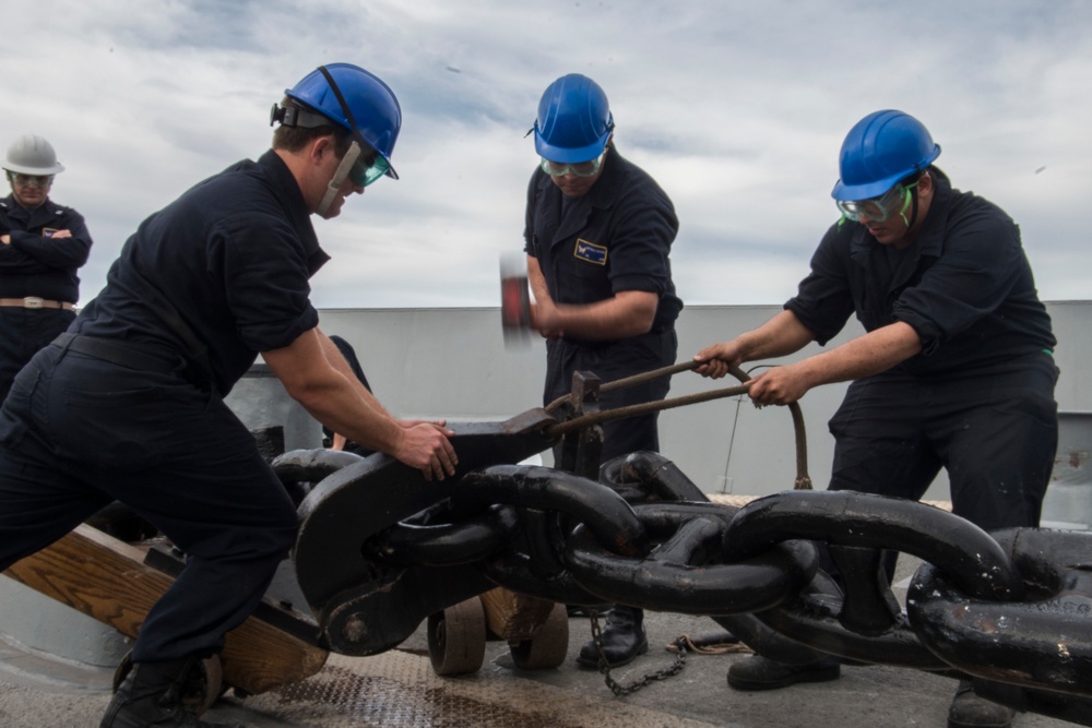 Sailors Conducting RE-7 Tests