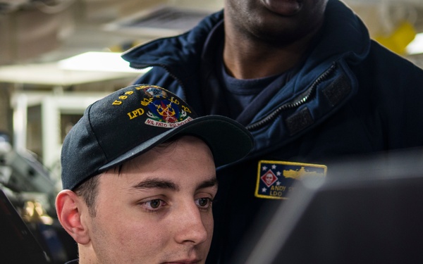 Sailors Conducting RE-7 Tests