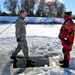 Students take plunge in icy water for Cold-Weather Operations Course 18-02 at Fort McCoy