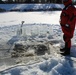 Students take plunge in icy water for Cold-Weather Operations Course 18-02 at Fort McCoy