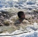 Students take plunge in icy water for Cold-Weather Operations Course 18-02 at Fort McCoy