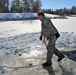 Students take plunge in icy water for Cold-Weather Operations Course 18-02 at Fort McCoy