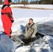 Students take plunge in icy water for Cold-Weather Operations Course 18-02 at Fort McCoy