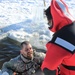 Students take plunge in icy water for Cold-Weather Operations Course 18-02 at Fort McCoy